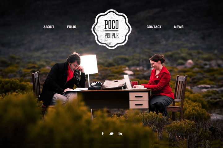 POCO PEOPLE website preview